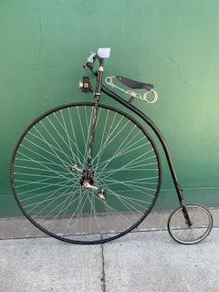 Big Wheel High Bike w/Leather Seat (1 of 4)