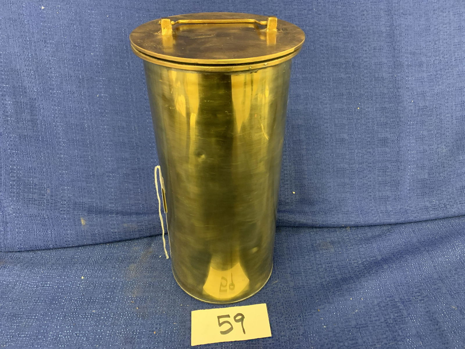 Great Lakes Brass Flare Can - unmarked, 7" Diameter (1 of 5)