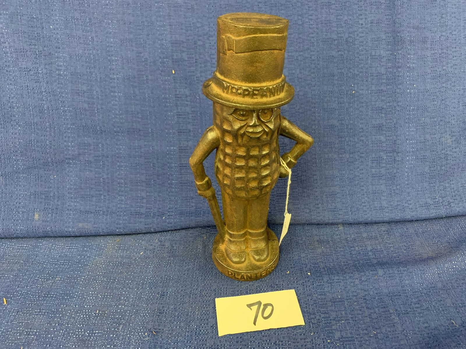 Cast Iron Mr. Peanut Bank  11" high (1 of 4)