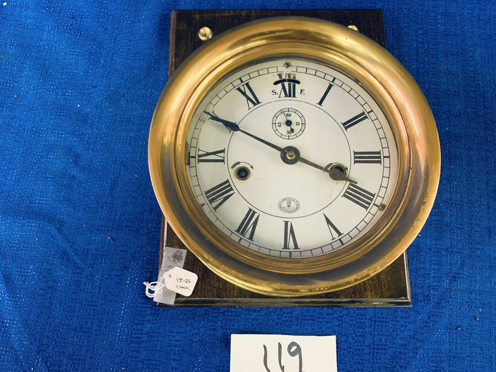 Brass Ships Clock (1 of 5)