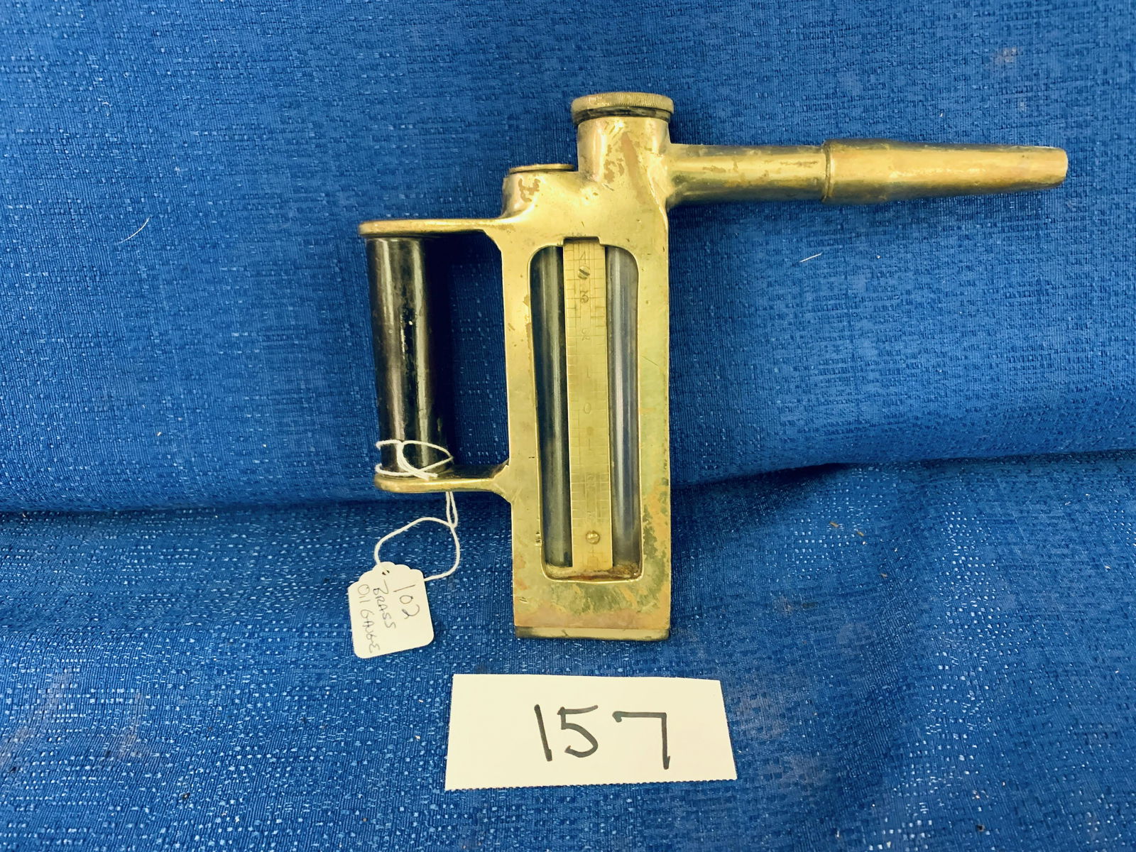 Hand-held Brass Oil Gauge (1 of 3)