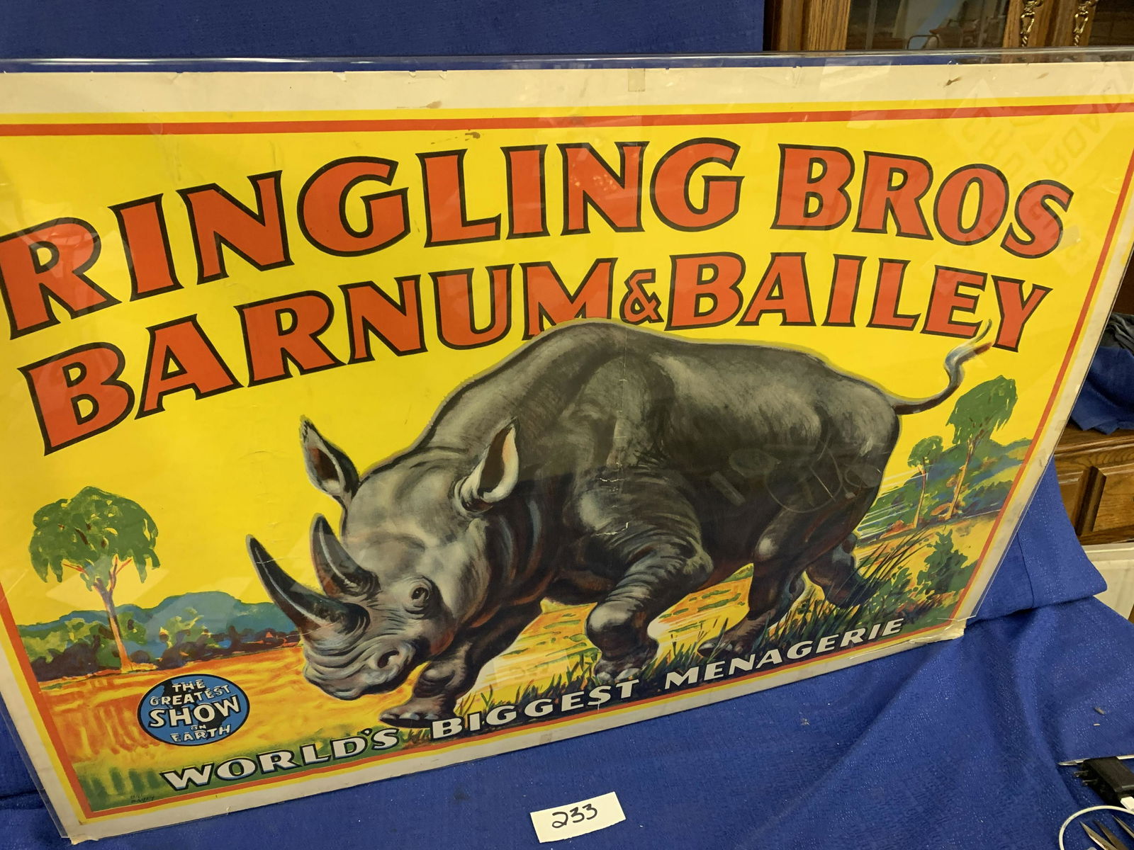 Ringling Bros Circus Poster, Bill Bailey Artist (1 of 6)