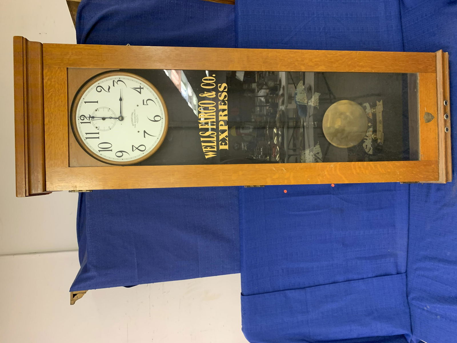 Wells Fargo Co. Express Antique Electric Clock (1 of 10)