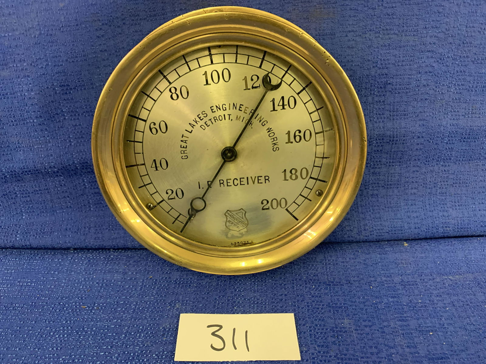 9" Brass Gauge (1 of 4)