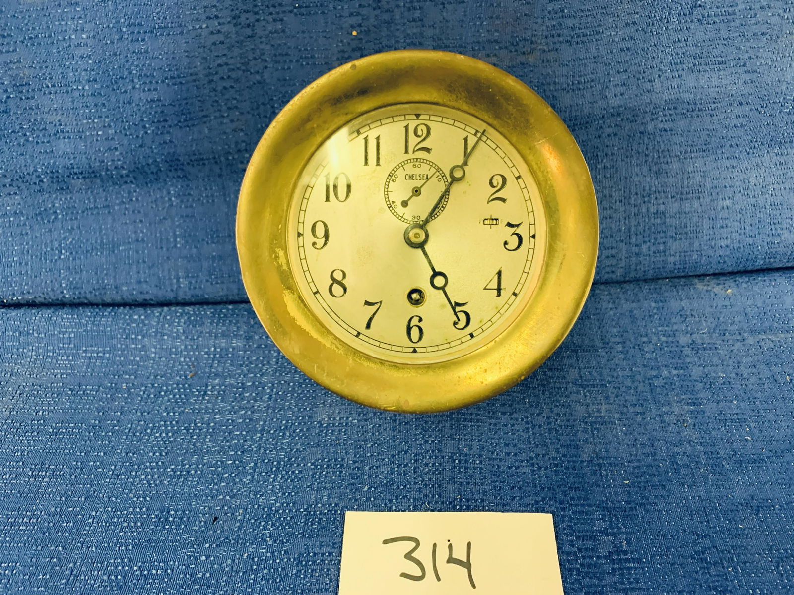 Cheslea Brass Ship Clock (1 of 4)