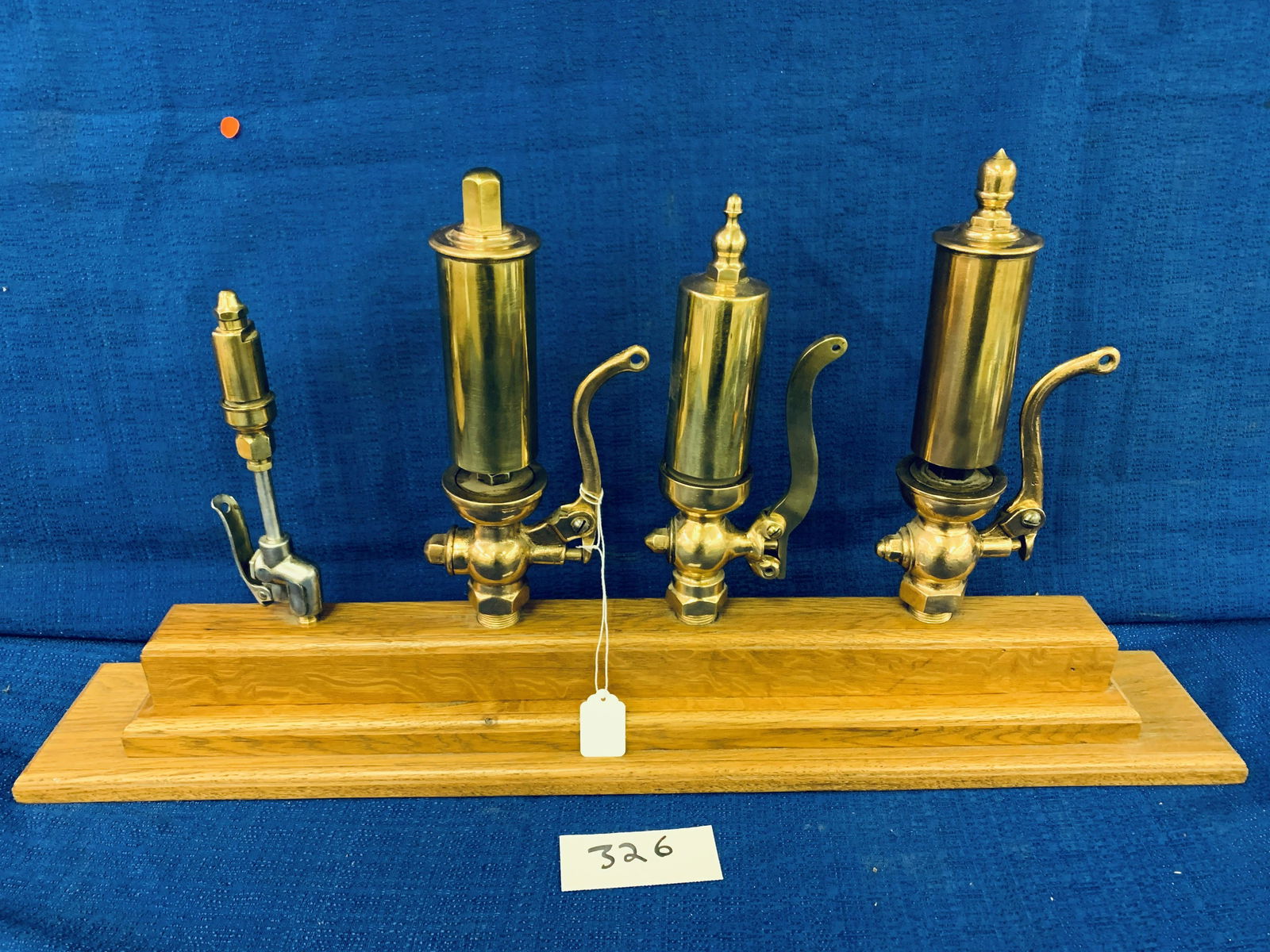 Set of 4 Brass Train Whistles (1 of 5)