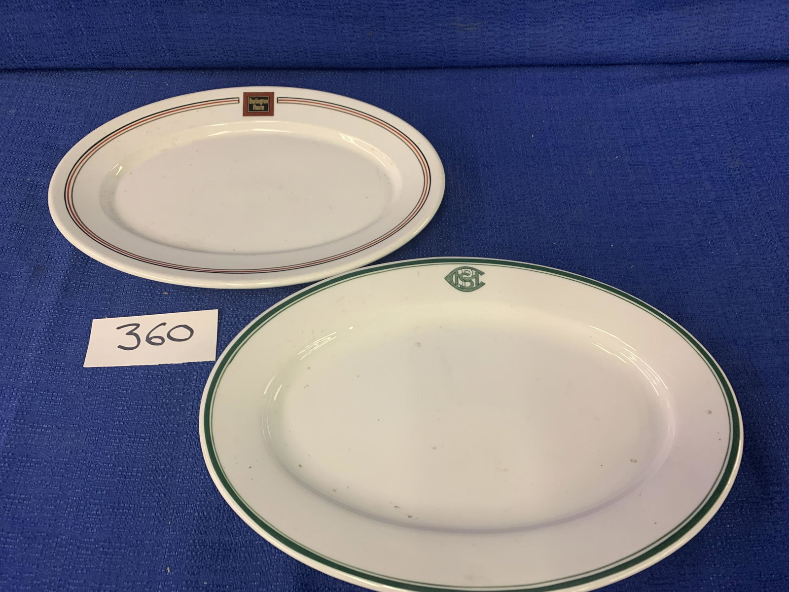 2 Railroad Dinner Platters (1 of 5)