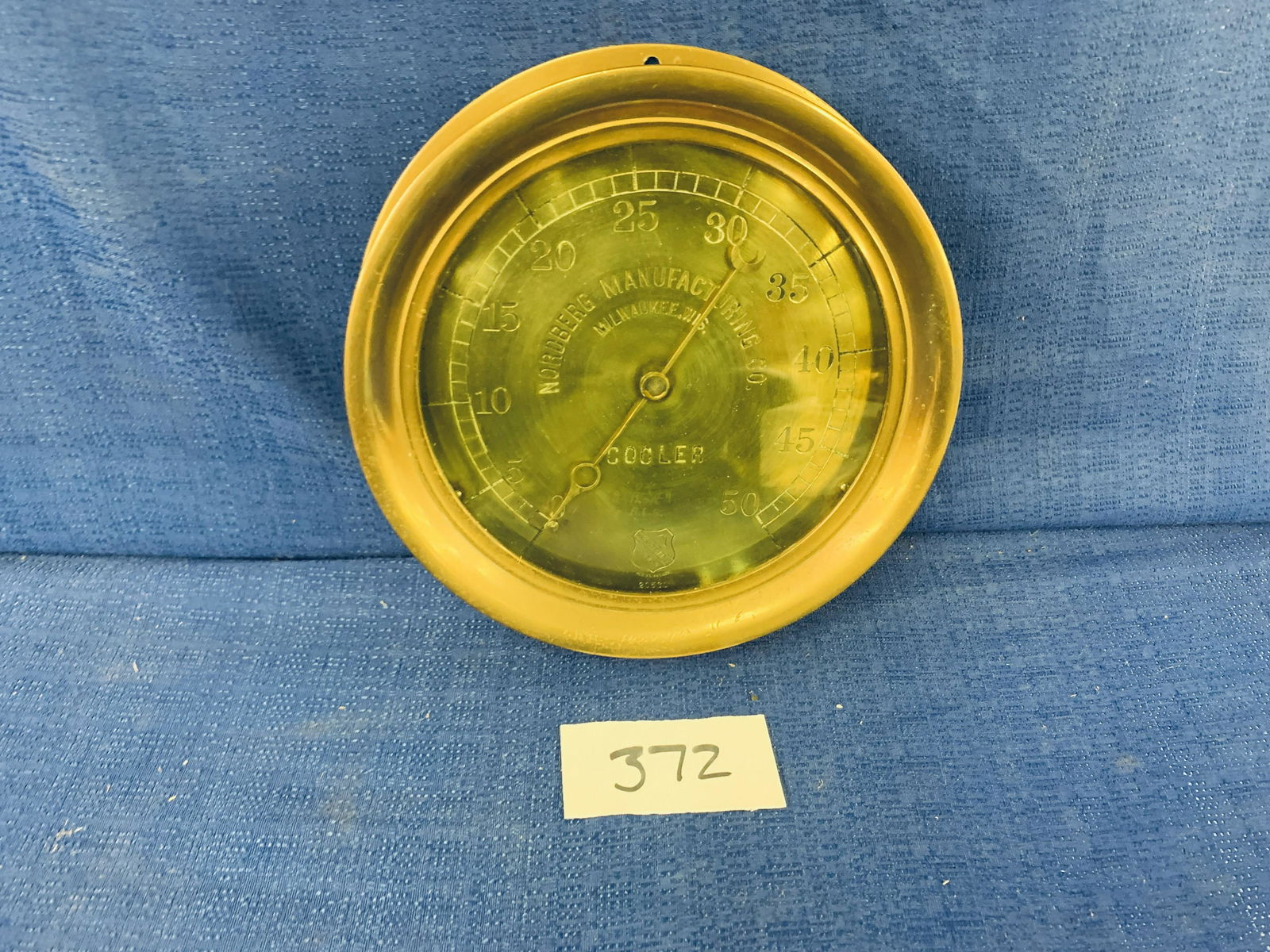10" Solid Brass Cooler Gauge (1 of 5)