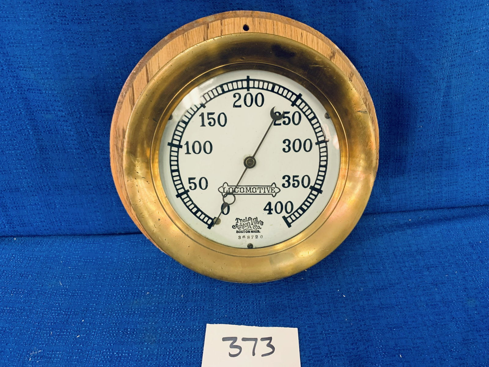 Brass Locomotive Gauge #368720 (1 of 3)