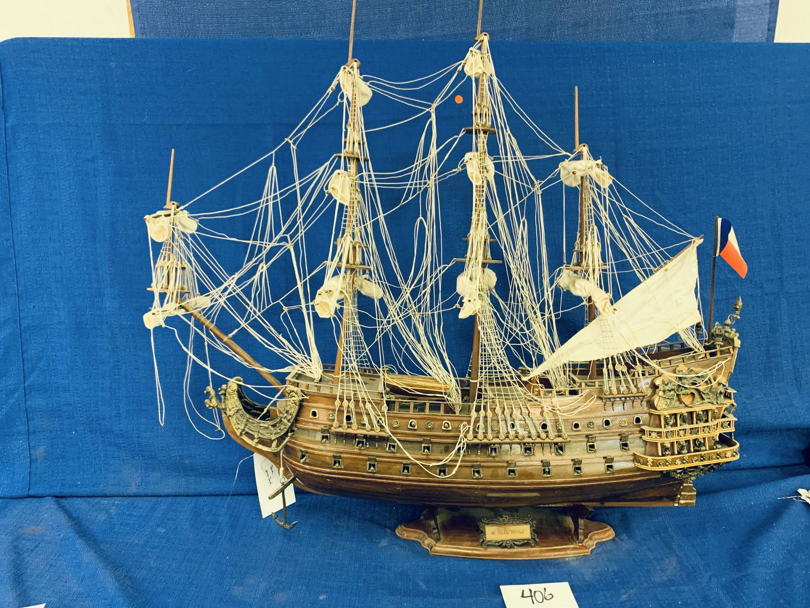 Wood/Metal Ship Model French Salido Royale (1 of 6)