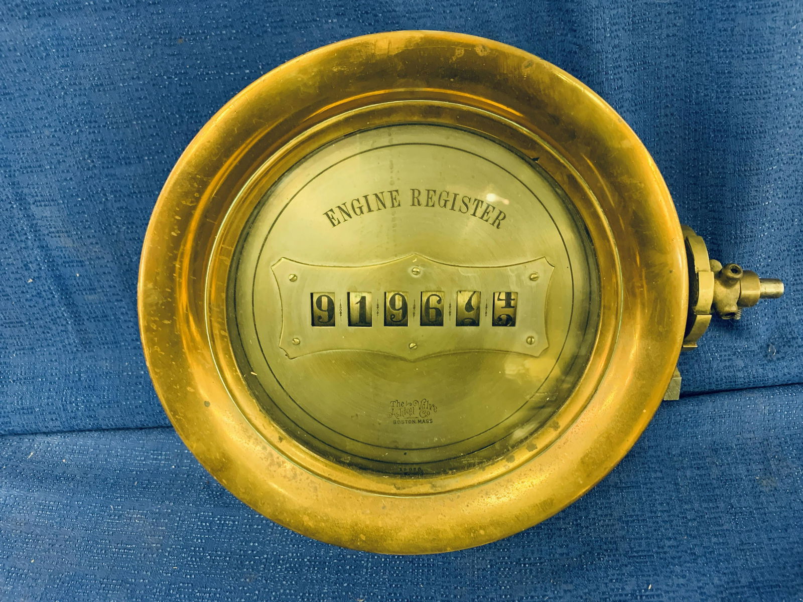 Solid Brass Engine Register-Ashton Valve Co., Boston (1 of 6)