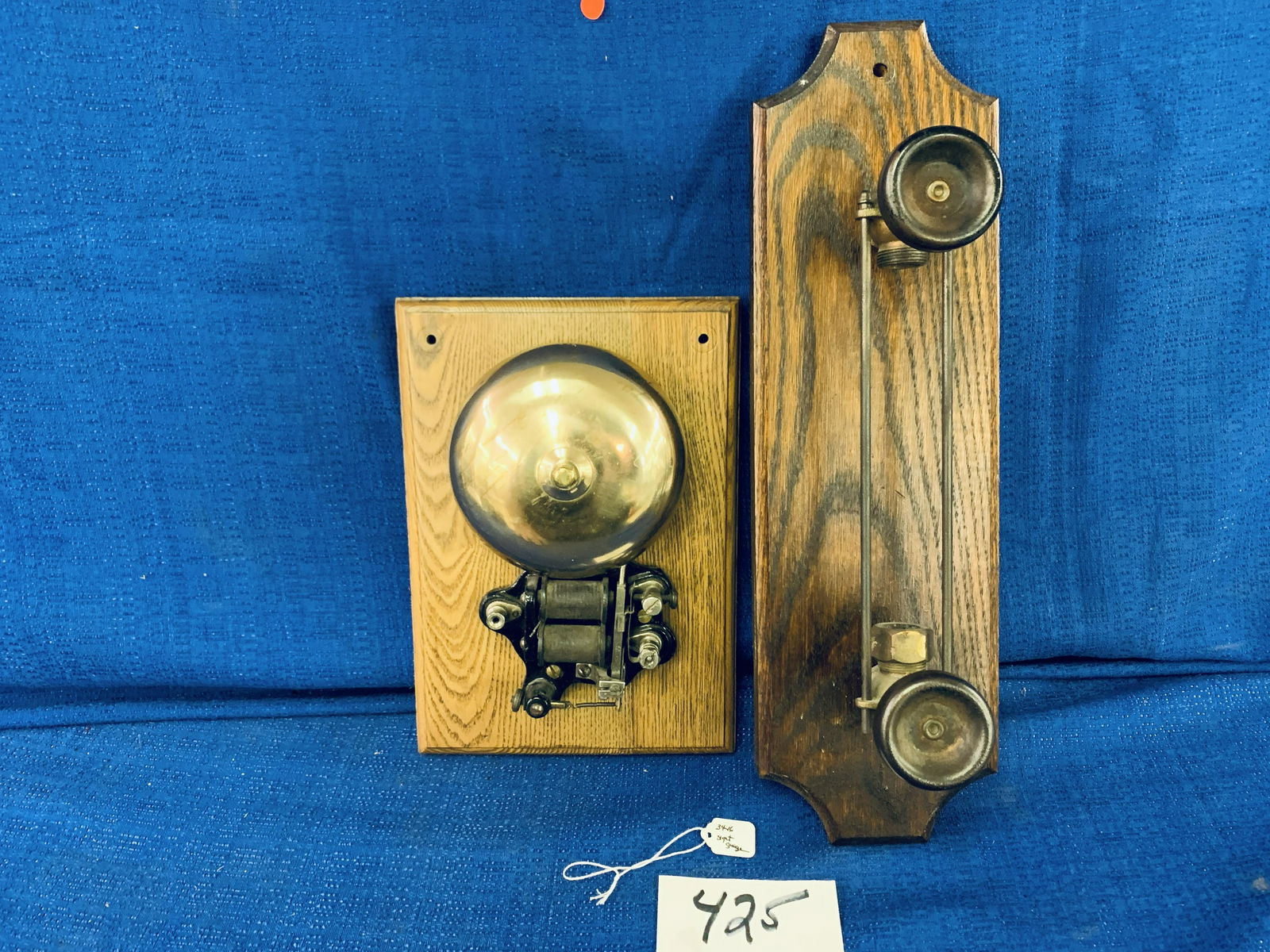 Wood Sight Gauge & Brass Bell (1 of 3)