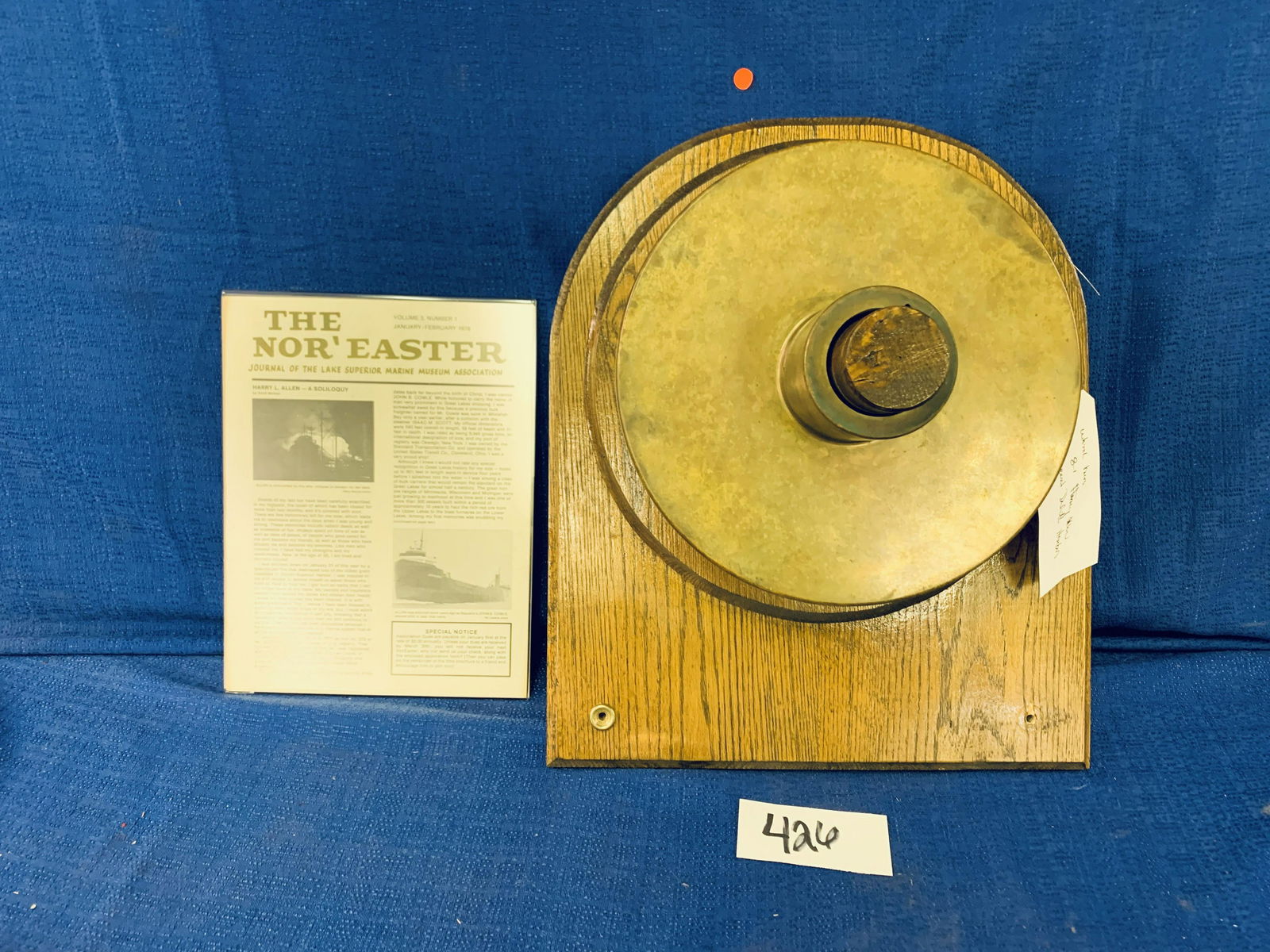 Solid Brass Wheel Hub (1 of 5)