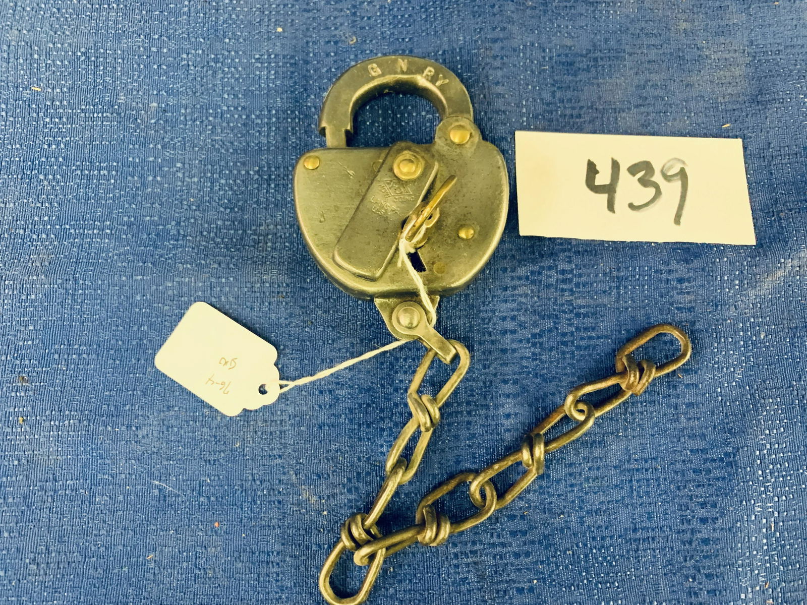 Great Northern Railway Lock with Brass Key (1 of 5)