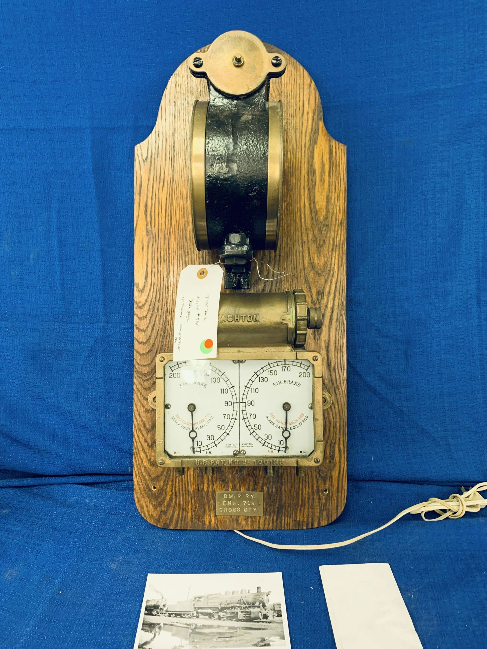 DM&IR #714 Brake, Gauge, Air Pressure Set (1 of 8)