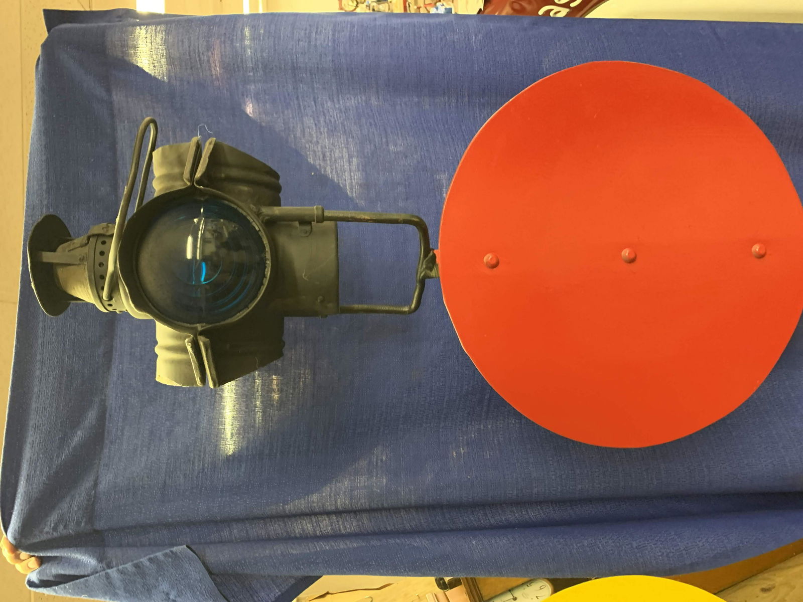 Large Switch Stand with Red Target & Lantern (1 of 6)