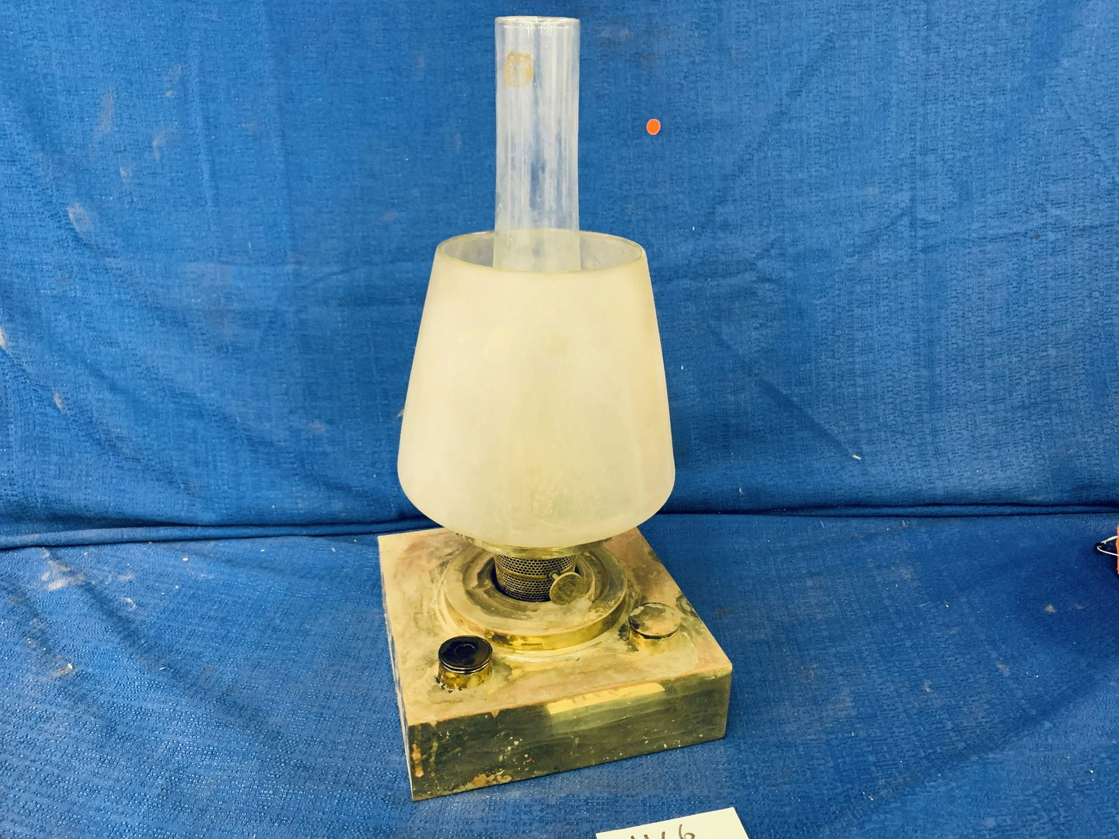 Brass/Glass Oil Lamp (1 of 6)