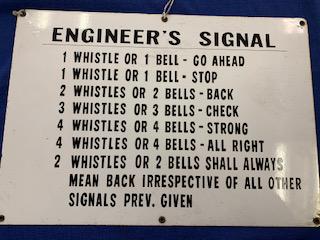 Antique Porcelain Engineer's Signal Sign (1 of 6)