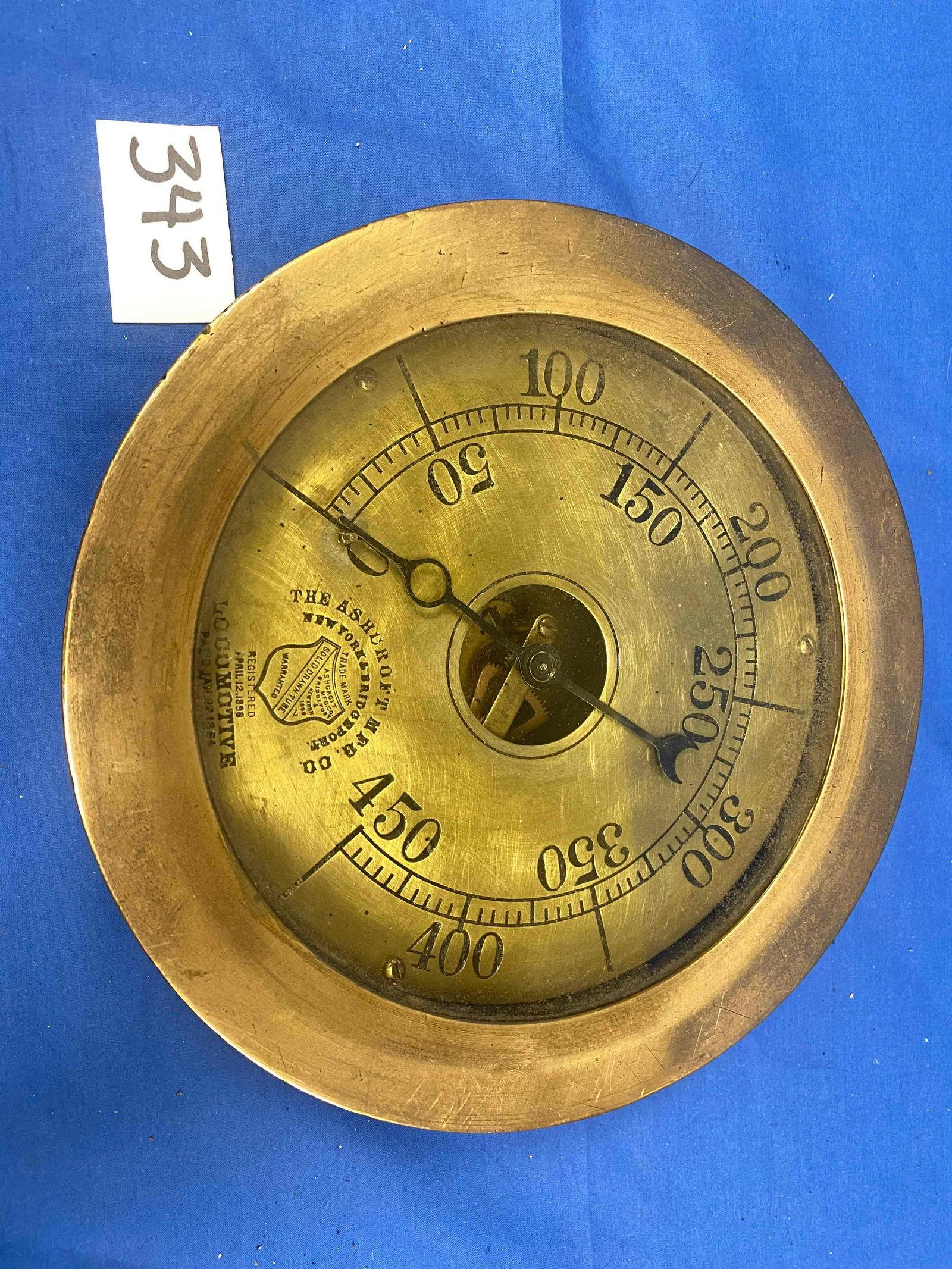 Brass Locomotive Gauge (1 of 5)