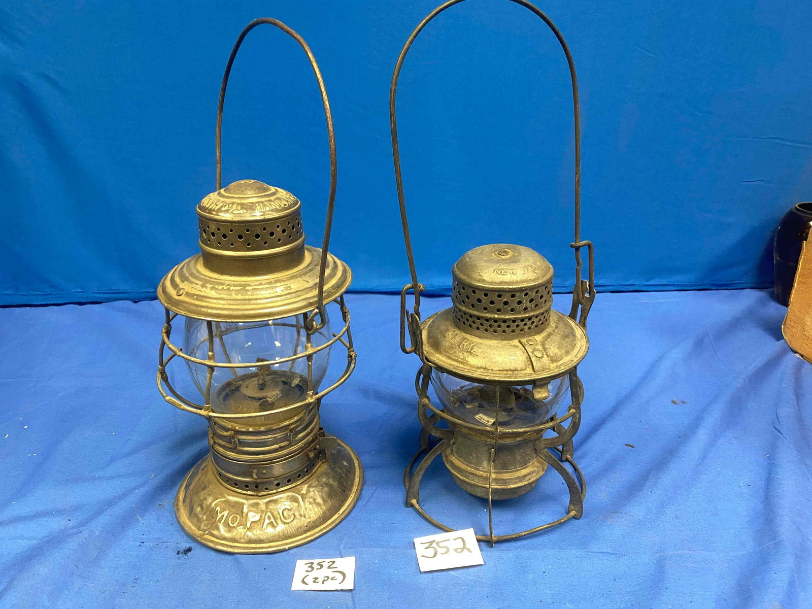 2 Railroad Switchmen's Lanterns (1 of 8)