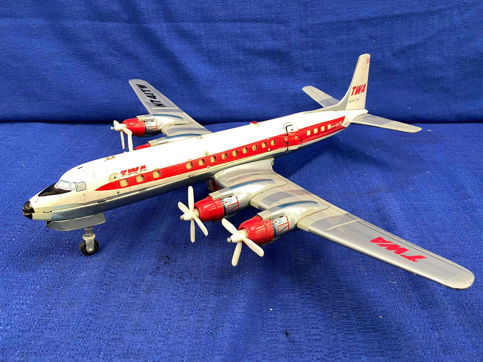 Battery-operated Tin Toy Airplane (1 of 9)