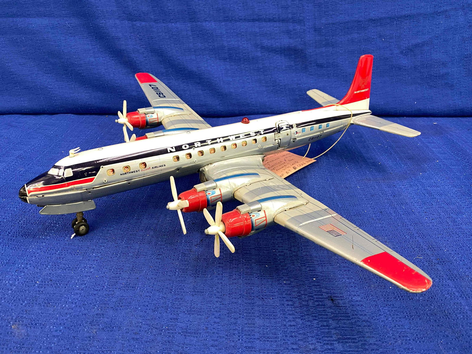 Battery-operated Tin Toy Airplane (1 of 7)