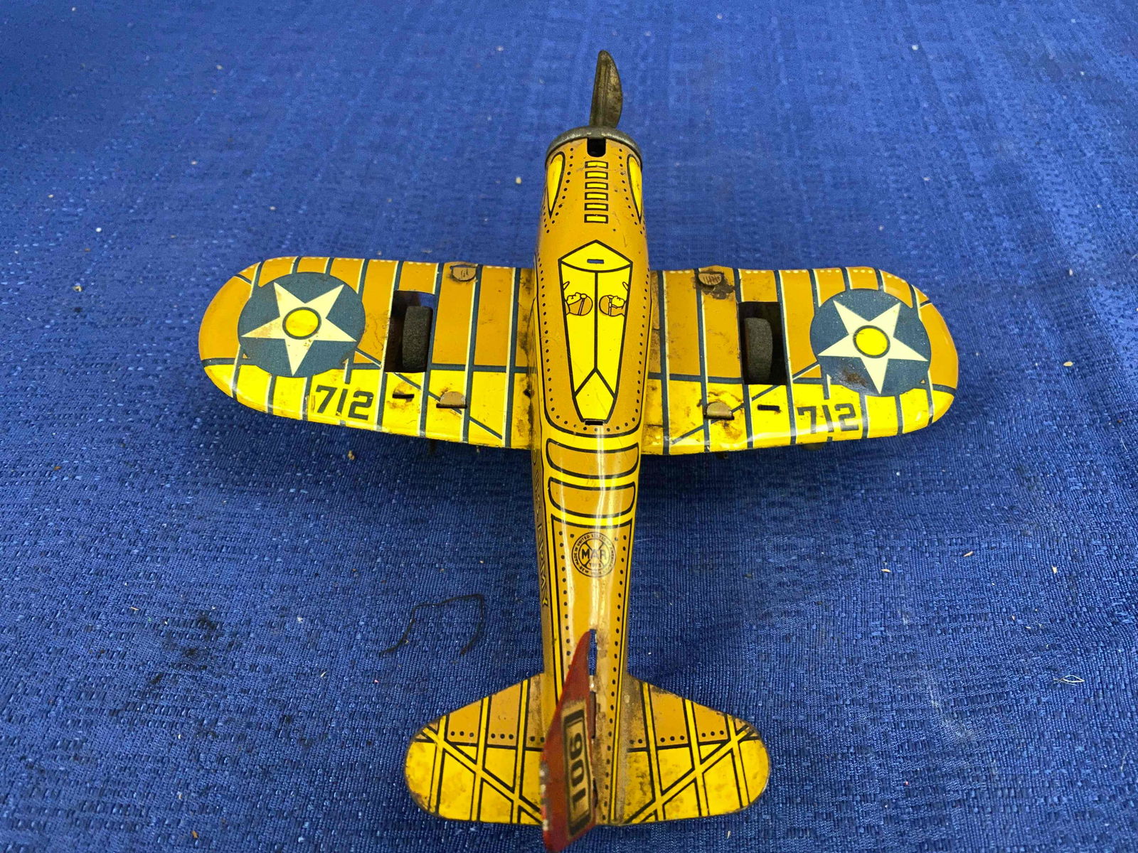 Marx Vintage Metal Airplane (1 of 5)