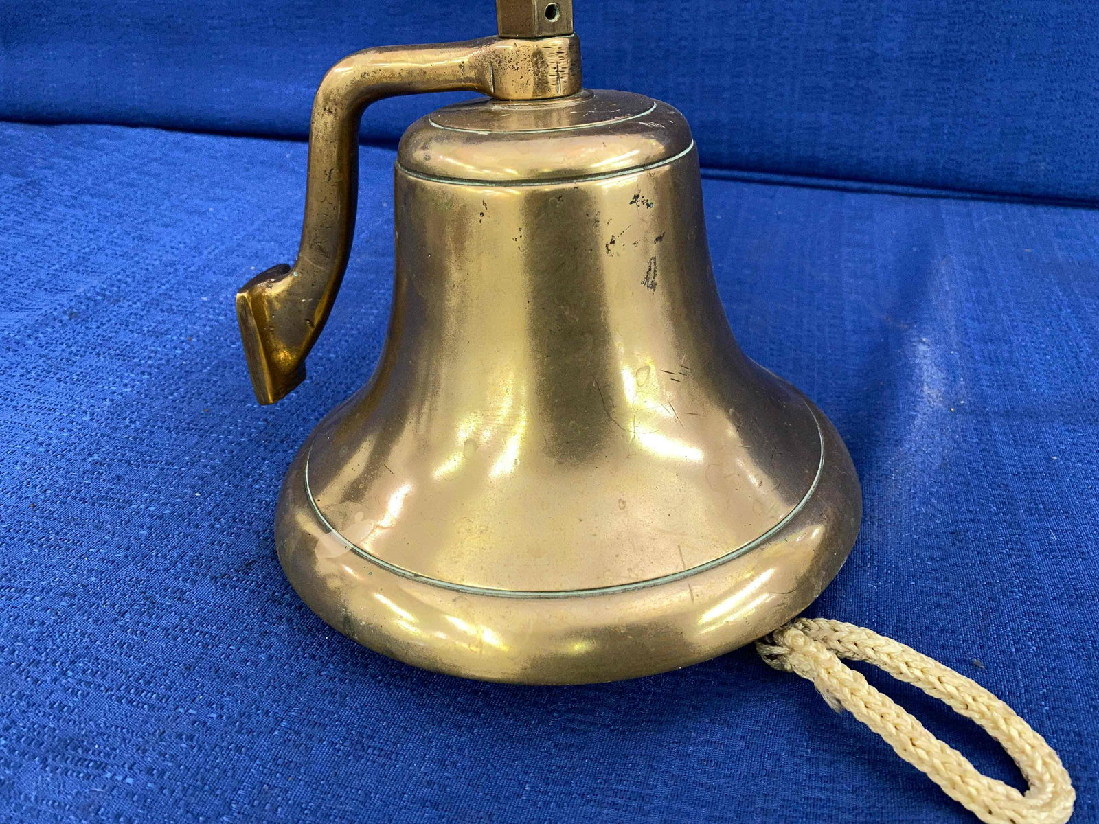 8" Solid Brass Ship's Bell (1 of 5)