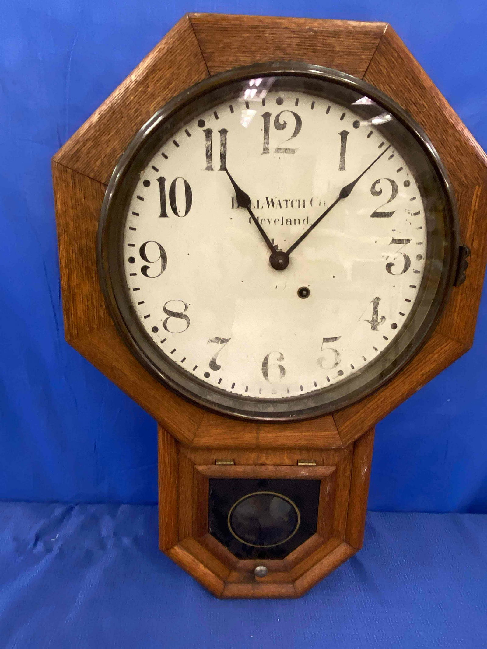Ball Watch CO. Wooden Regulator Clock (1 of 8)