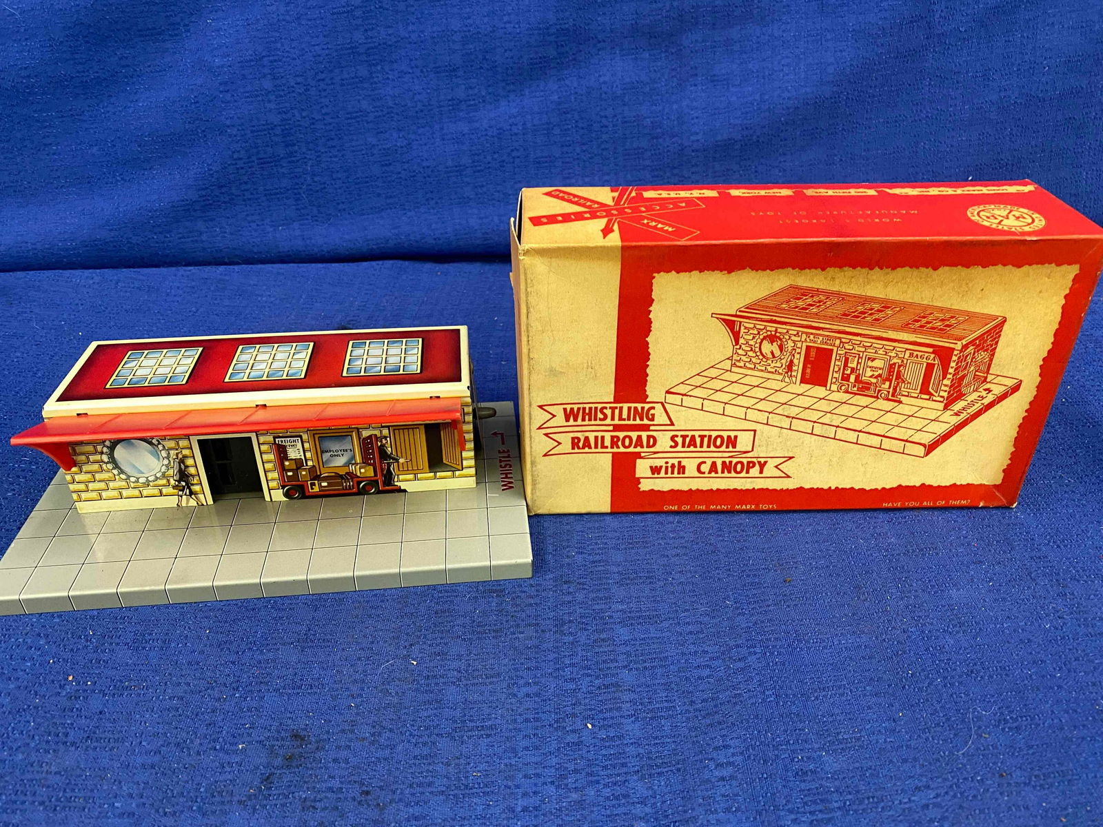 Marx Tin Whistling Railroad Station (1 of 11)