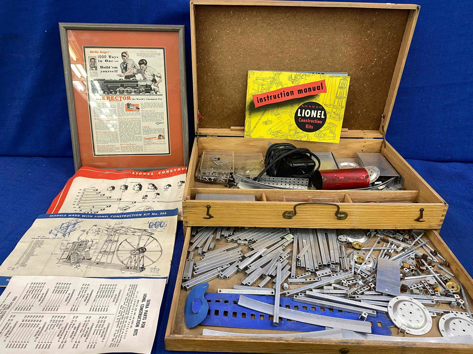1 Lionel Construction Kit with Framed Advertising (1 of 12)