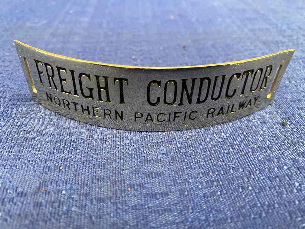 Northern Pacific Railway Conductors Hat Badge (1 of 3)