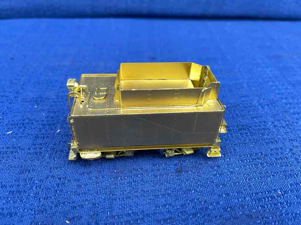 W&R Nothern Pacific Tender: W&R Nothern Pacific Tender, HO brass in box, Un-painted Tender, W&R Enterprises, Made in Korea by Samhongsa.