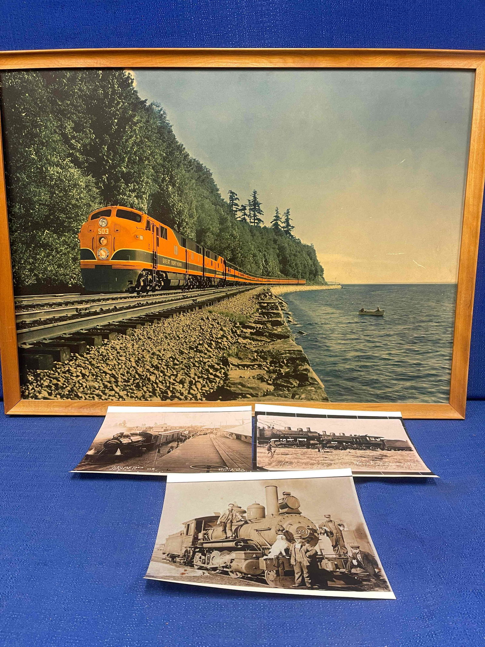 Great Northern Framed Picture w/3 Photos (1 of 9)