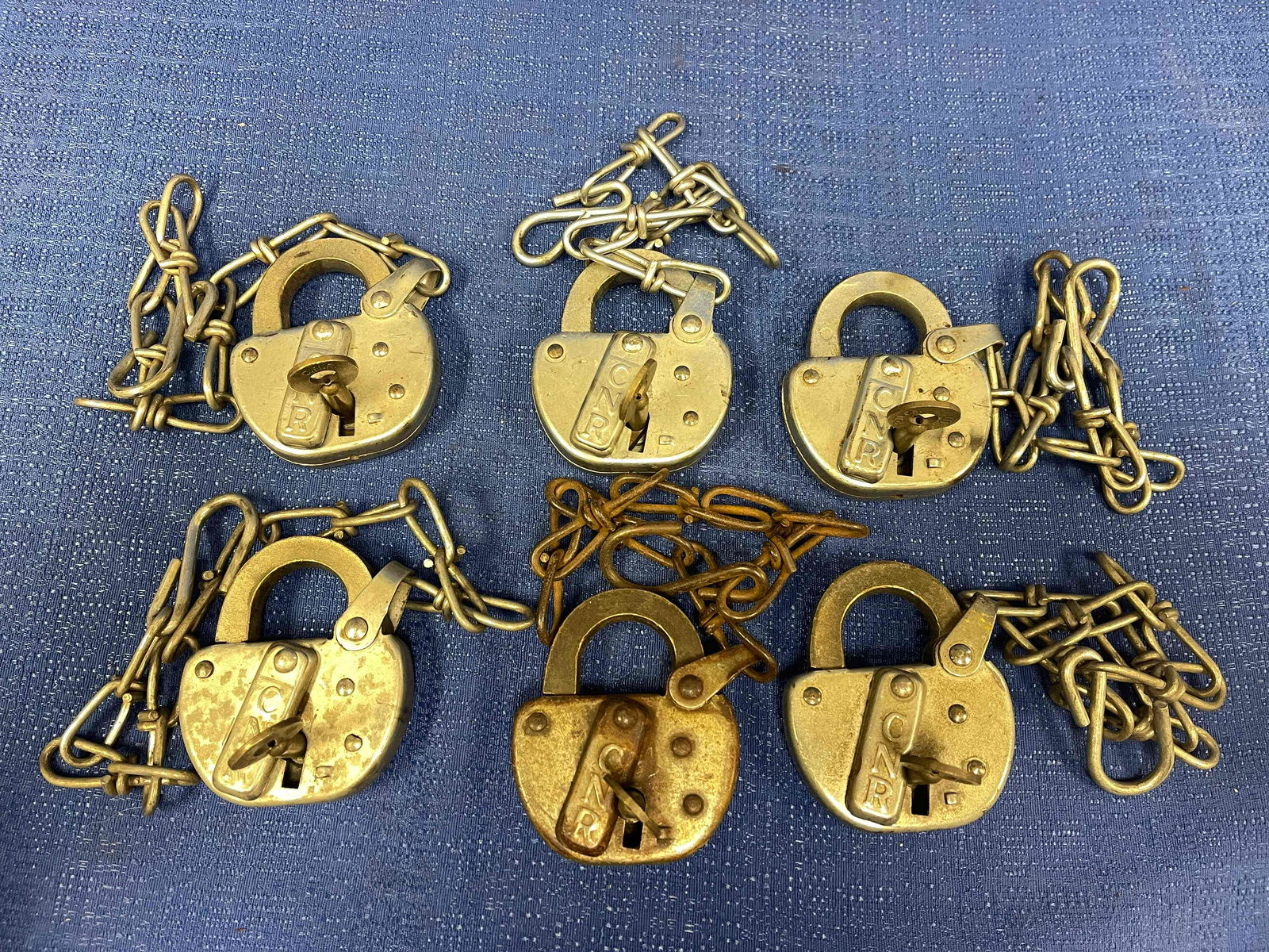 Canadian National Locks and Keys-Set of 6 (1 of 7)