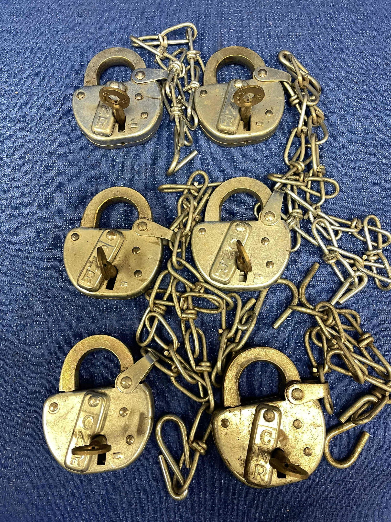 Canadian National Locks and Keys-Set of 6 (1 of 8)