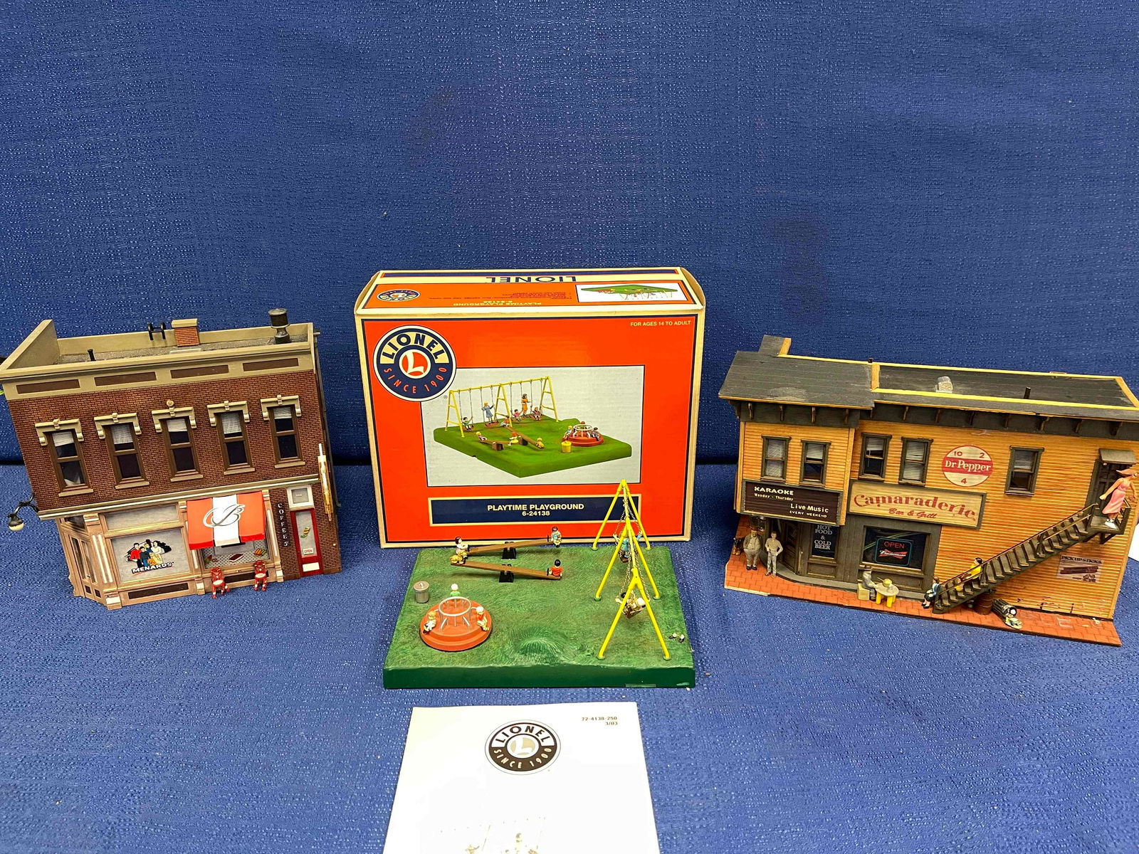 2 O scale Buildings; 1 O scale Playground (1 of 9)