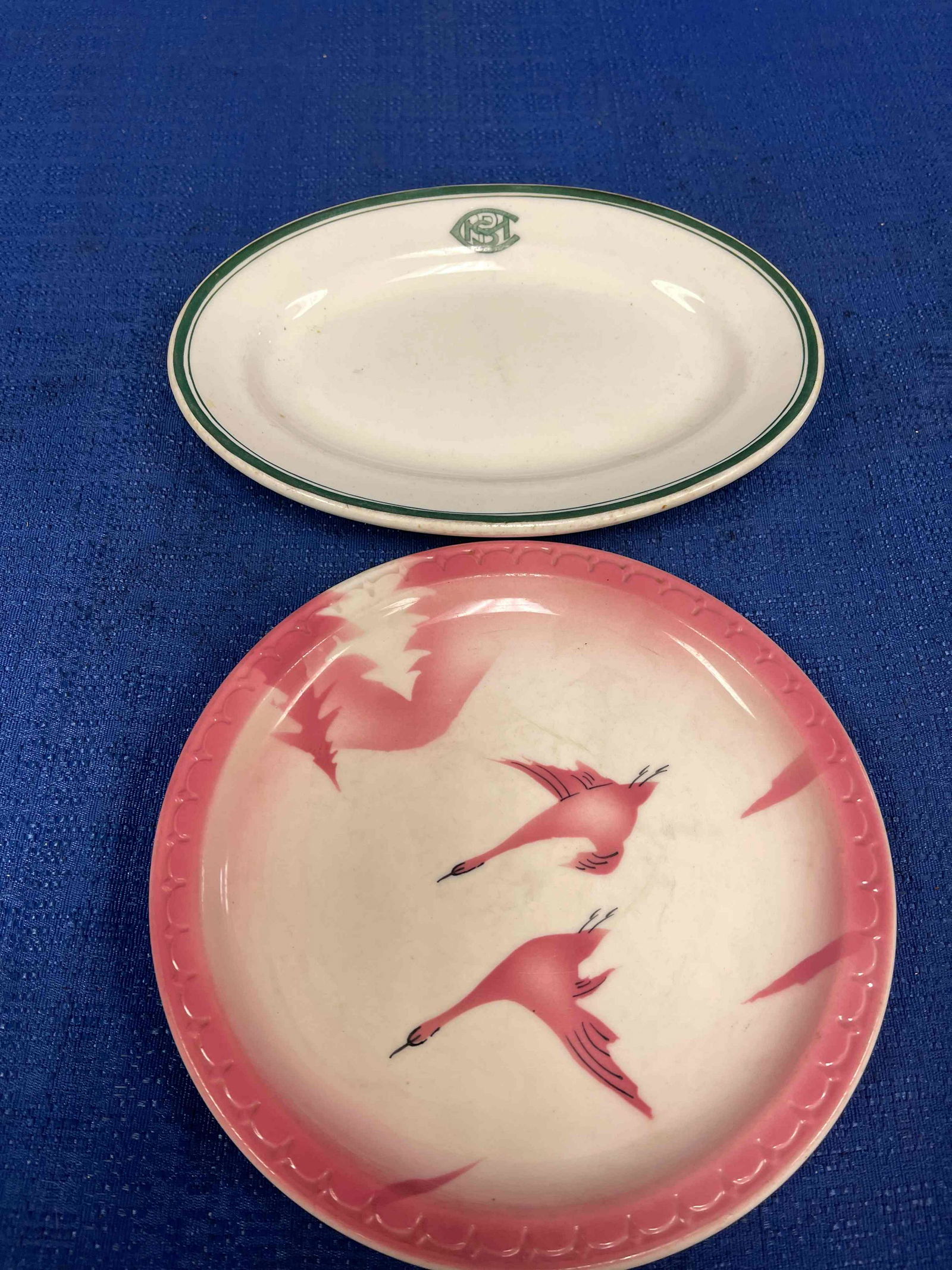 Two Pieces of Milwaukee Road China (1 of 6)