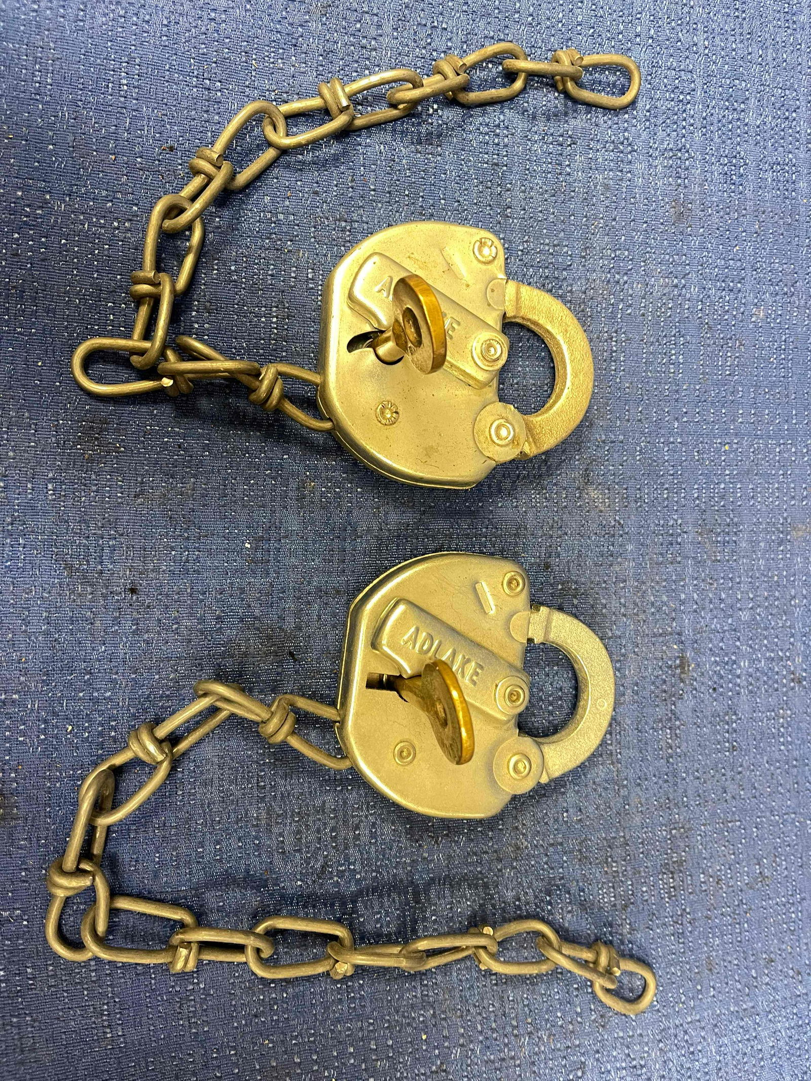 2 Adlake R.R. Locks with Keys- Soo Line/C&NW (1 of 2)