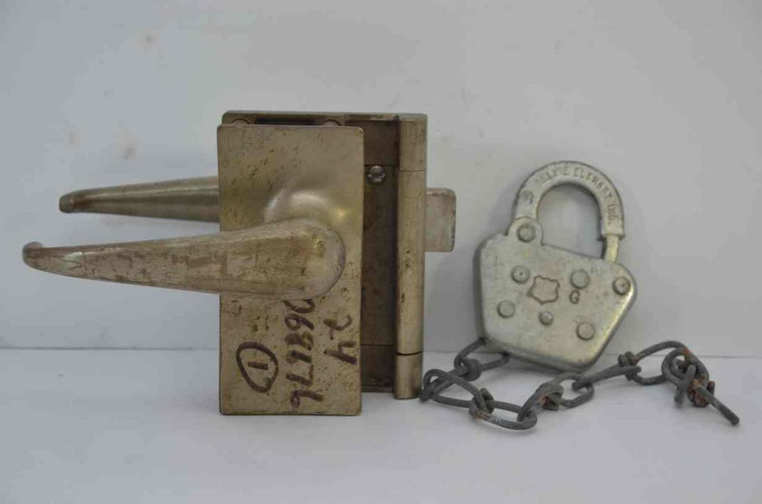 Wisconsin Central RR Switch Lock; Pullman Door Lock and Handle (1 of 4)