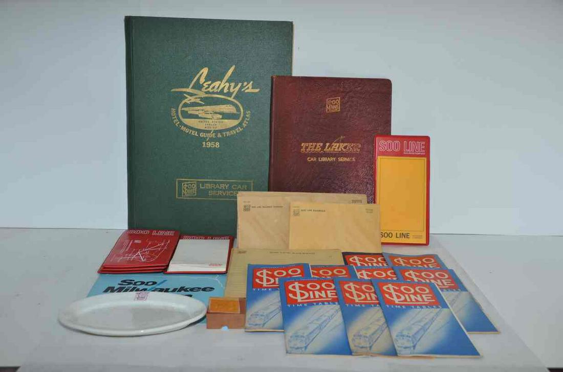 Soo Line RR Timetable and Ephemera Lot (1 of 5)