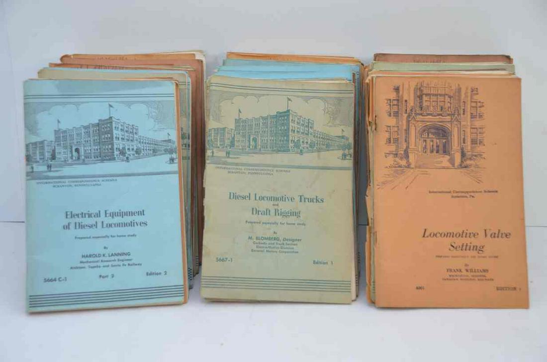 60 Railroad Study Books-International Correspondence Schools (1 of 1)
