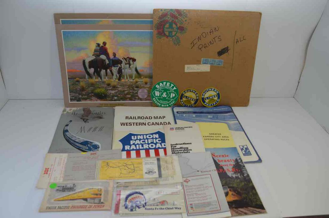 Western/Southern USA RR Paper and Ephemera Lot (1 of 1)