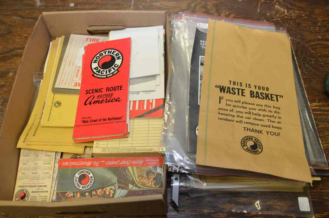 Northern Pacific RR Paper and Ephemera Lot (1 of 5)