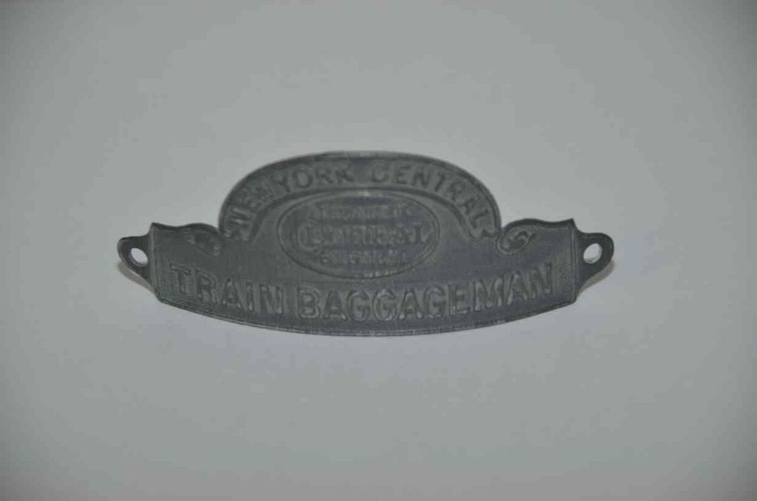New York Central RR Train Baggageman’s Badge (1 of 2)