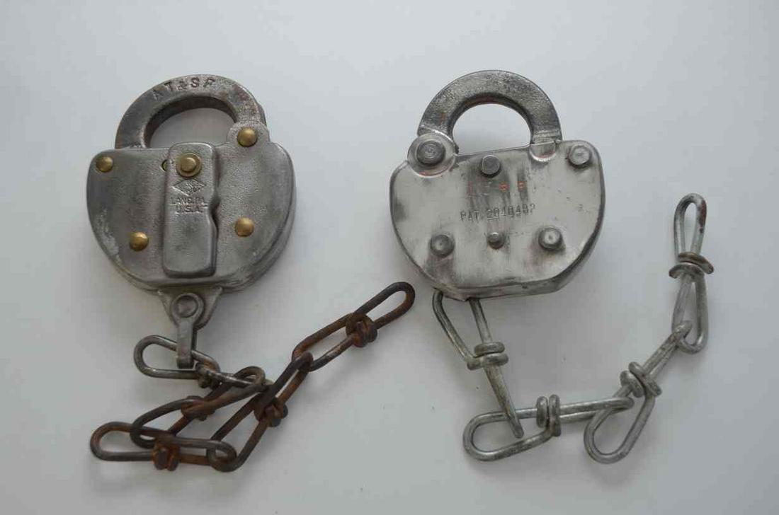 Illinois Central and Santa Fe RR Switch Locks (1 of 4)