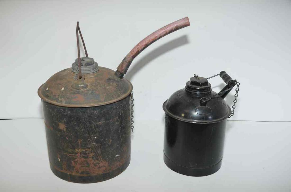 Two Denver and Rio Grande Western RR Oil Cans (1 of 8)
