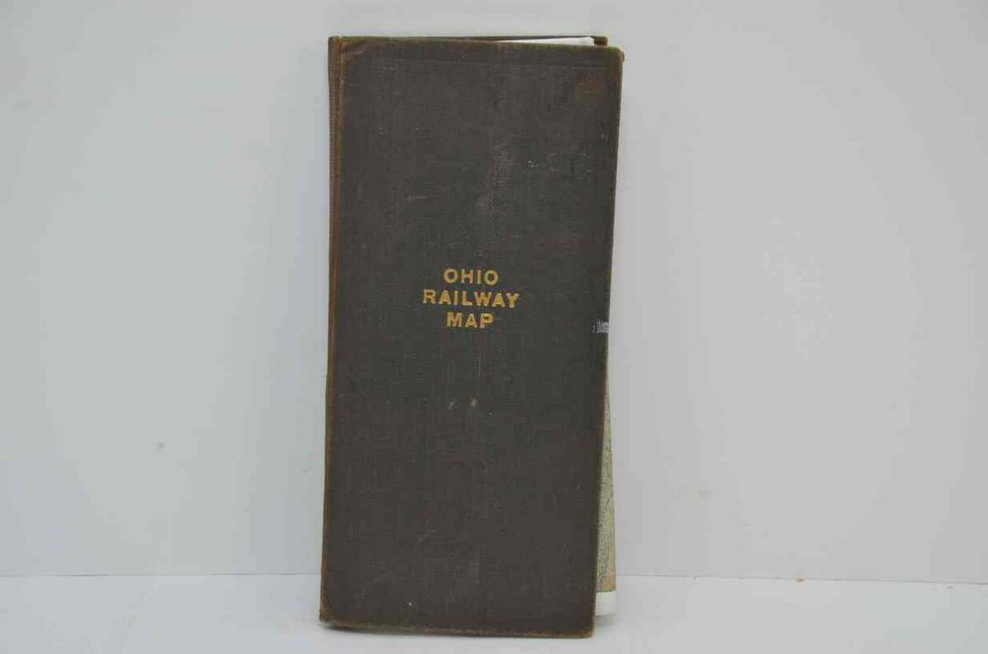 State of Ohio Railroad Map-1914 (1 of 7)