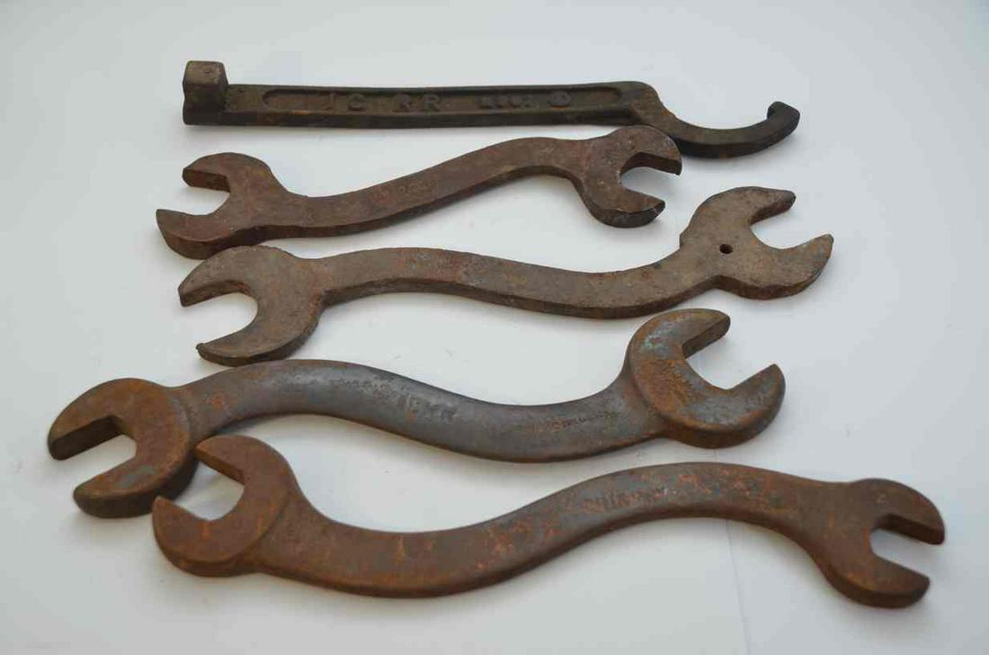 Set of Five RR Wrenches/Tool (1 of 6)