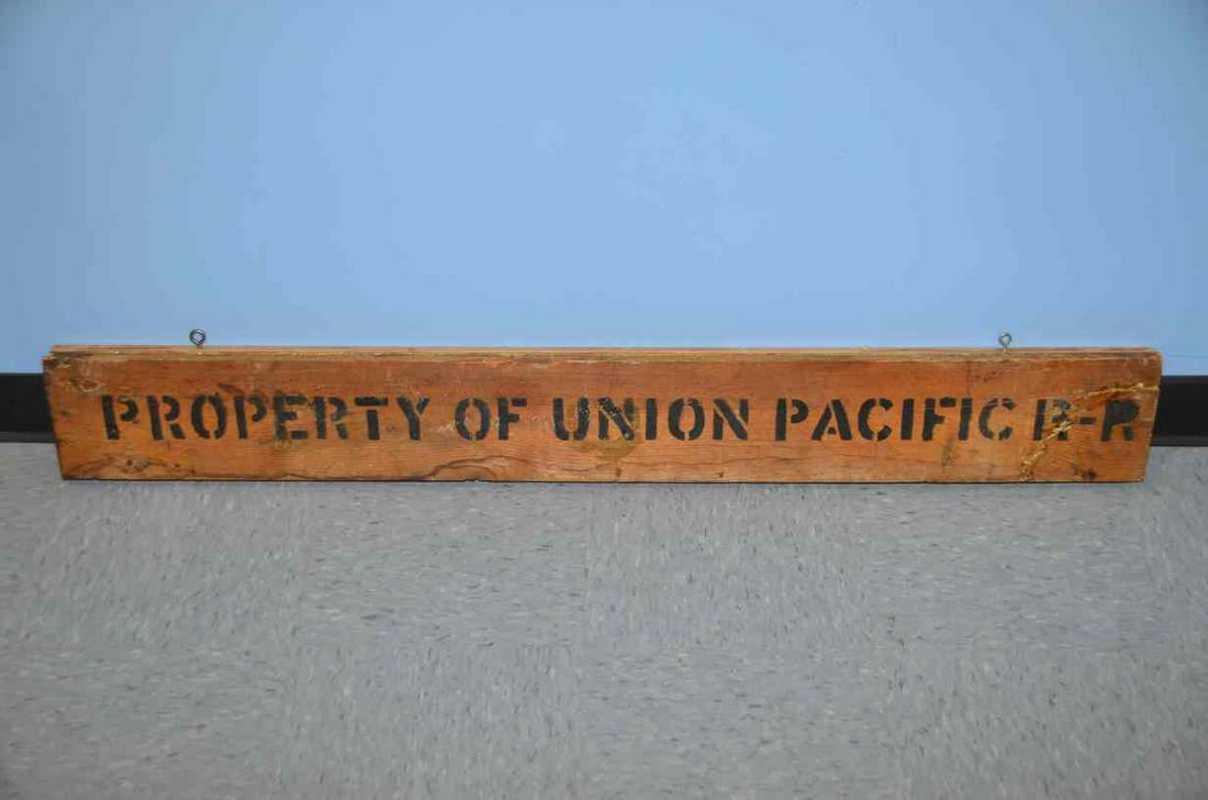 Property of Union Pacific RR Sign (1 of 3)